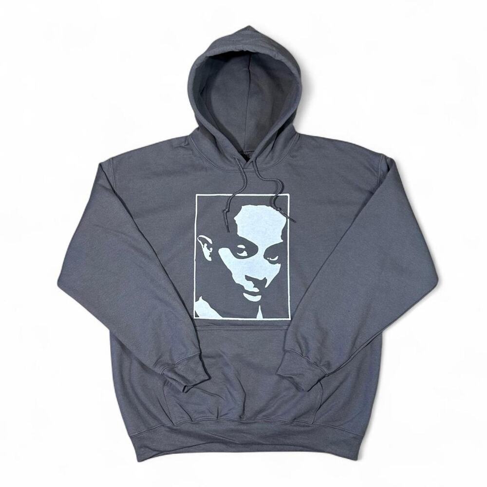 Playboi carti whole lotta red screen printed on heavyweight Gildan hoodie